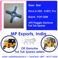 Ape Piaggio Tuk Tuk Spares Gear Stern